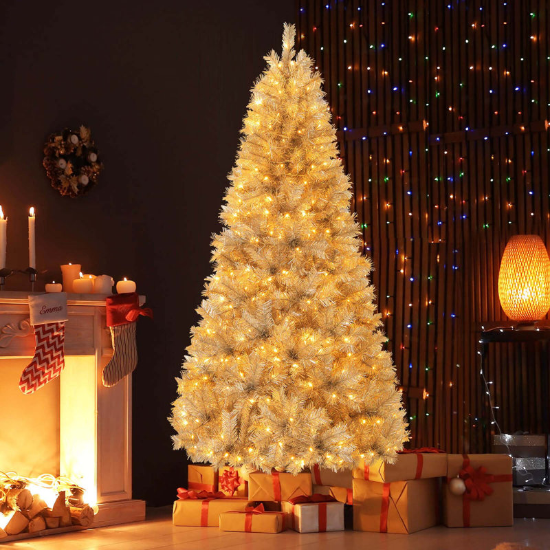 Arbre de Noël artificiel avec lumières DEL, 7'