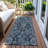 Malchow Washable Damask Indoor / Outdoor Rug-95853509
