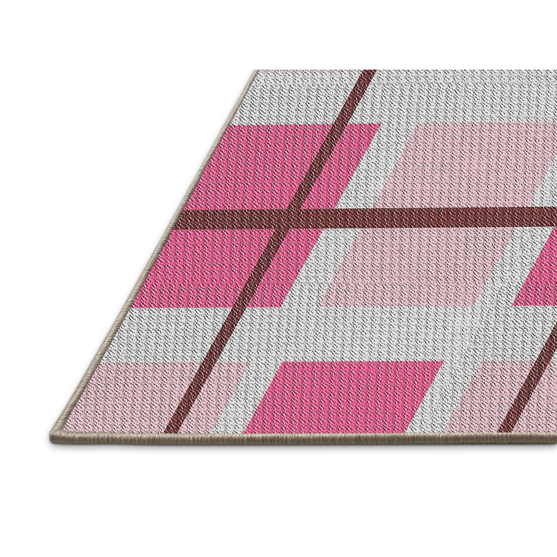 Geometric Indoor Rug, Rectangle 8' x 12'
