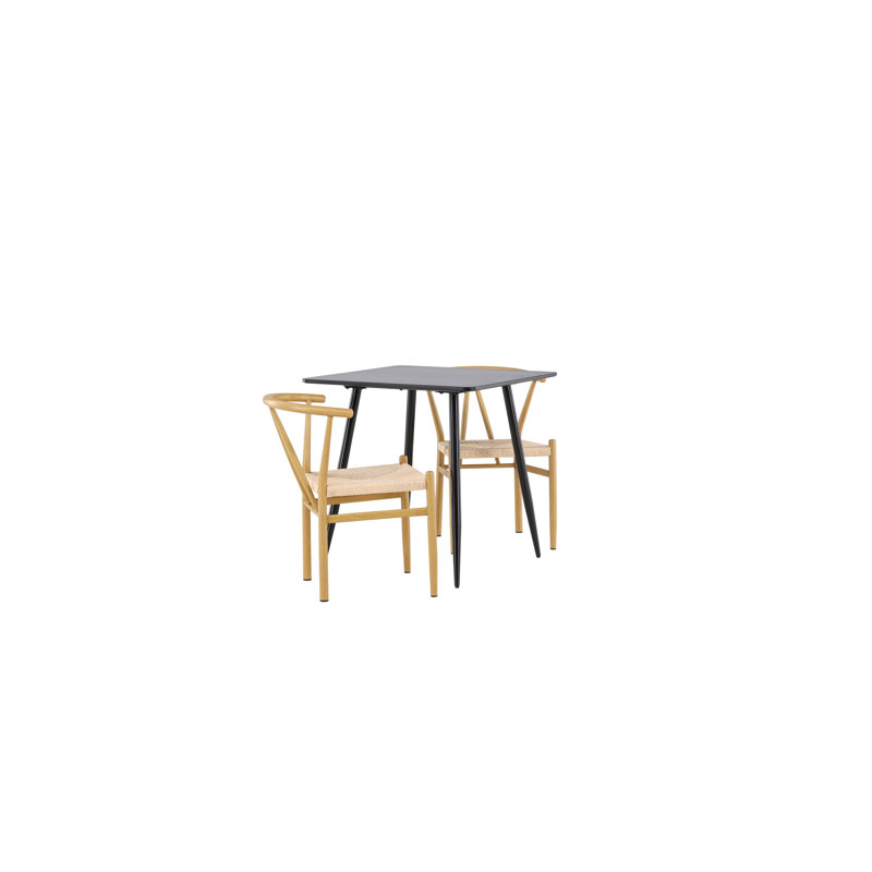 Walters 2 - Person Dining Set, Beige, Beige