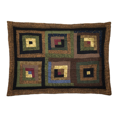 Midnight Bear Patchwork Sham Set