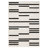 Colesen Staggered Stripes Beige/ Black Area Rug-116003369