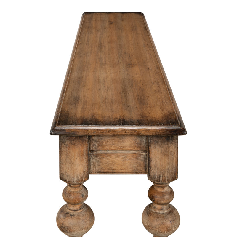 Hudson 73'' W Solid Wood Console Table, Brown