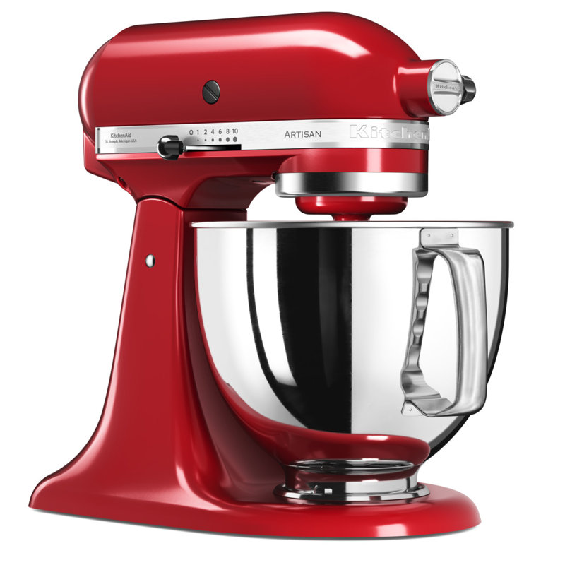 KitchenAid 4.8L Artisan Tilt-Head Stand Mixer, Empire Red