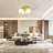 3-light Glass Flush Mount Lights-592787645