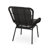 Modern Grey Chair With Cushion And Iron Stand Minimalist Plastic Chairs Long-lasting Seat Water- Covers