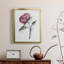 Watercolor Floral Contour III - Toile encadrée de qualité supérieure - prête à être accrochée