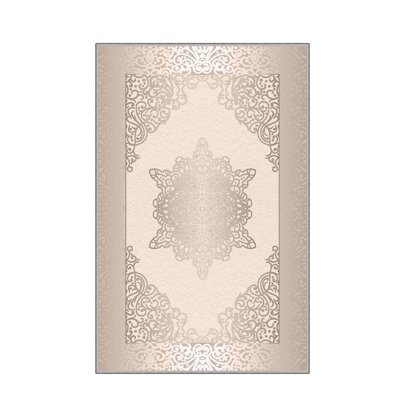 Antibacterial Hall Carpet, 39.4 x 59.1 inches | 100% Polyester, 0.4 in Pile Height, Non-Slip PVC Felt Dot Underside | Machine Washable, 3D Digital Printing, Durable & Stylish for Modern Home Décor