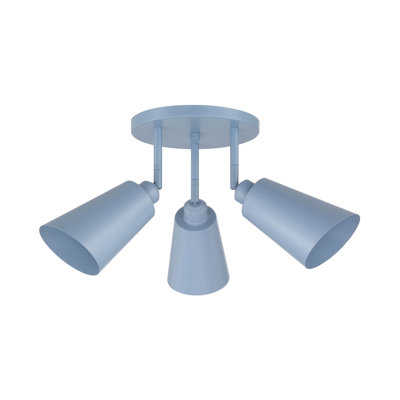 Alvar - 3-Light Semi Flush Mount