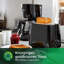 2 slices of 830W black toaster