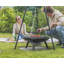 87cm Round Steel Fire Pit Log Grate