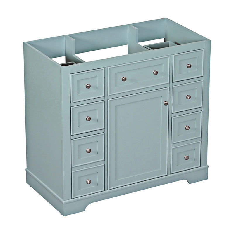 Base de meuble-lavabo simple 35,60 po seulement, Vert