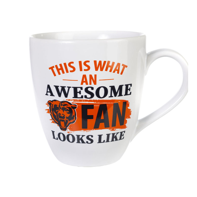 Ensemble de 2 tasses à café NFL, Chicago Bears