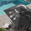 128' X 128' Square Outdoor Solar Led Cantilever Patio Umbrella without Weighted Base-1693370713
