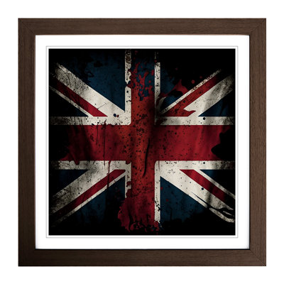 Union Jack Digital Art - Framed Print