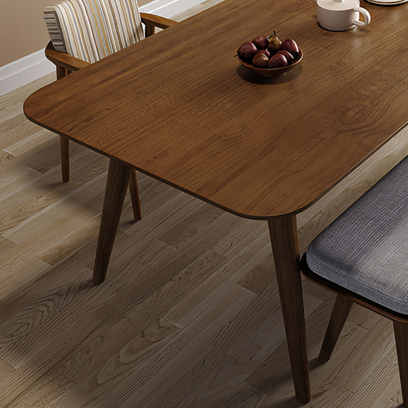 Nordic-style spacious dining table, 29.53"H x 86.61"L x 31.5"W