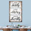 Inspiration et typographie, «Love Walk», impression sur toile, 3 pièces-92860750