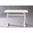 47" Standing Desk In White For Office Use, Rectangular Shape, Build Height Adjustable Office, Design With Manual Control Option