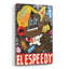 Art mural en verre épique «El Espeedy» par Jorge R. Gutierrez, 24 po x 36 po-1495099199