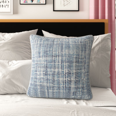 Capri Plaid Linen Reversible Throw Pillow