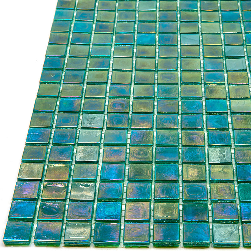 Skosh 0.6" x 0.6" Glass Grid Mosaic Wall & Floor Tile