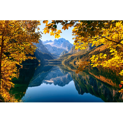 Autumn Lake - Wrapped Canvas Print