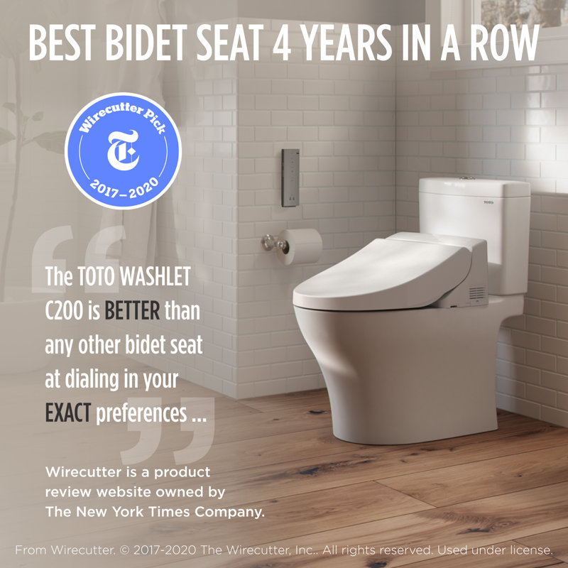 Washlet® Round Toilet Seat Bidet, Sedona Beige