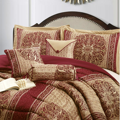 Myhand Microfiber 7 Piece Comforter Set