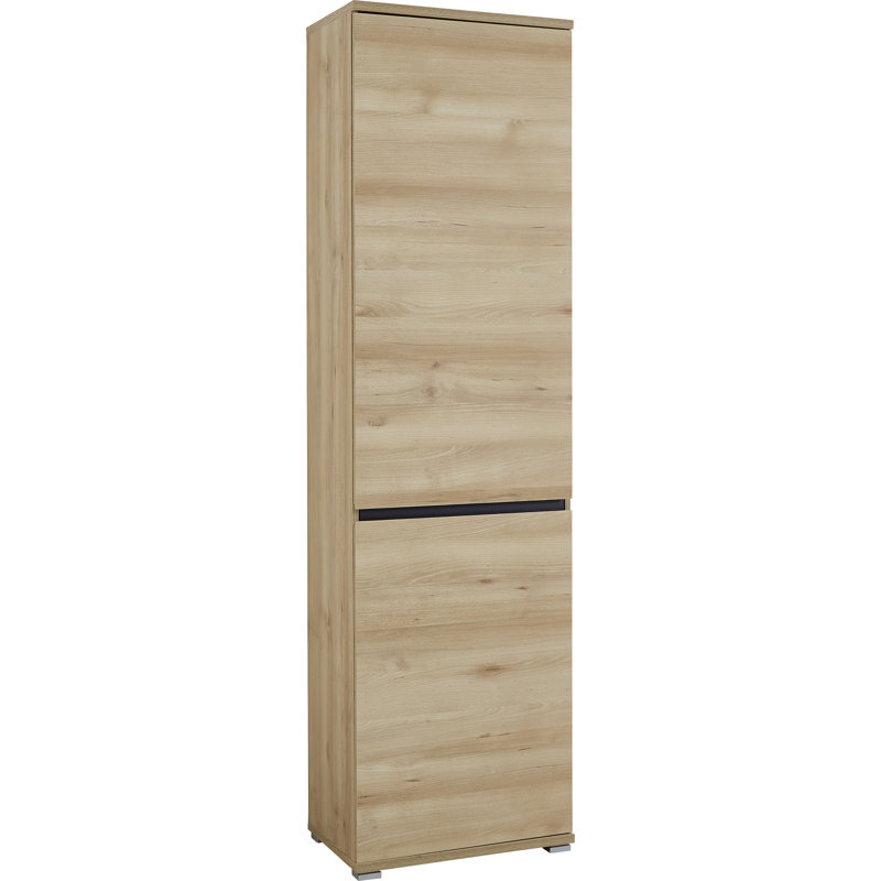 Derron 1 Door Manufactured Wood Wardrobe