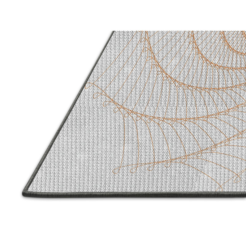 Tapis de zone jaune à motif, Rectangle 2 pi x 3 pi