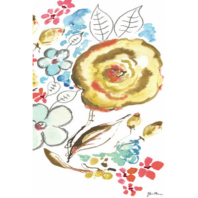 Sussex Garden II - Wrapped Canvas Painting