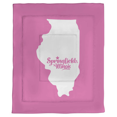 Illinois Modern & Contemporary Percale Comforter