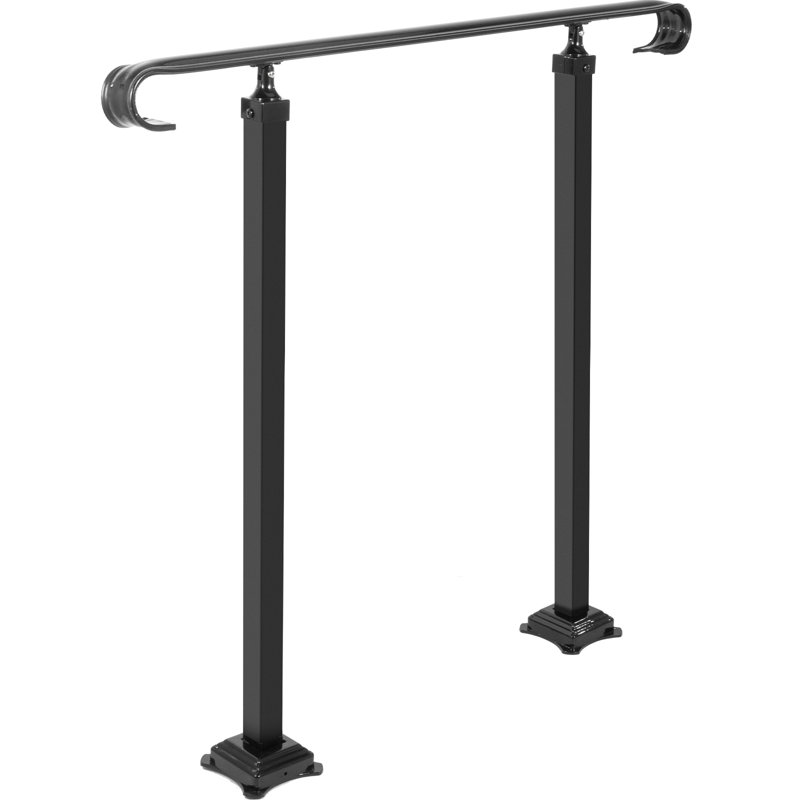Rampe d'escalier en métal, H 37,5 po x l 55,1 po x P 5,3 po