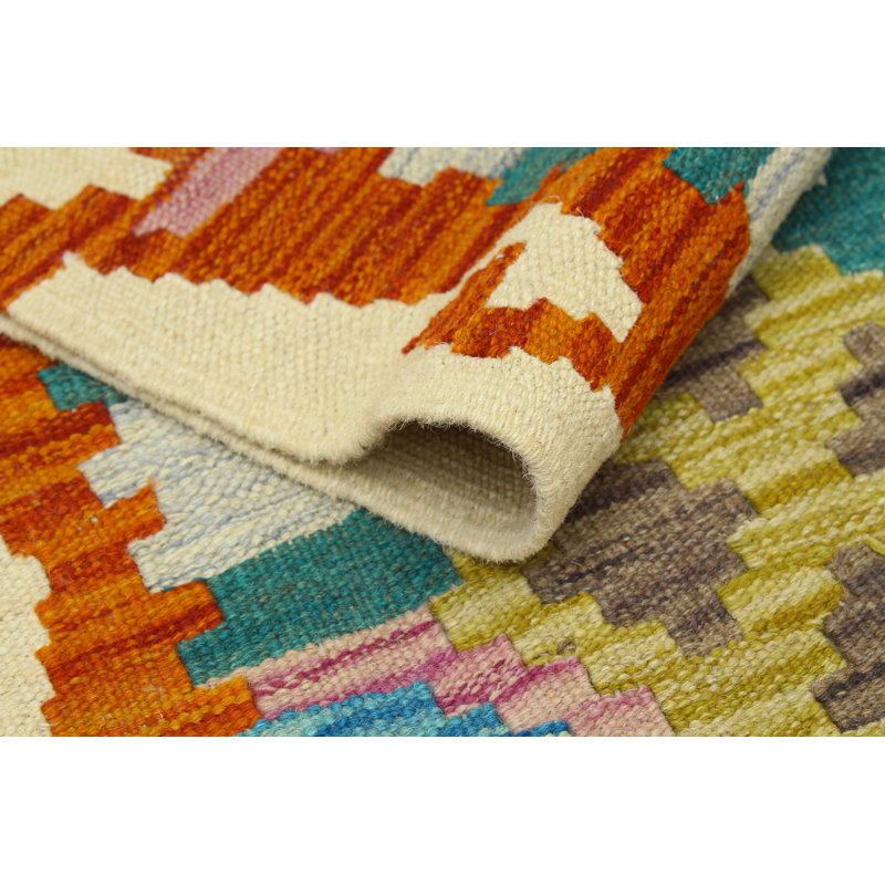 Flatweave Panya Green Rug