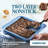 Farberware Easy Solutions Nonstick Bakeware Square Cake Pan, 9 Inch, Blue