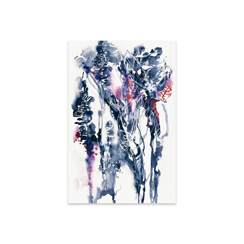 Distance impression sur verre acrylique, H 32 po x l 24 po x P 0,25 po