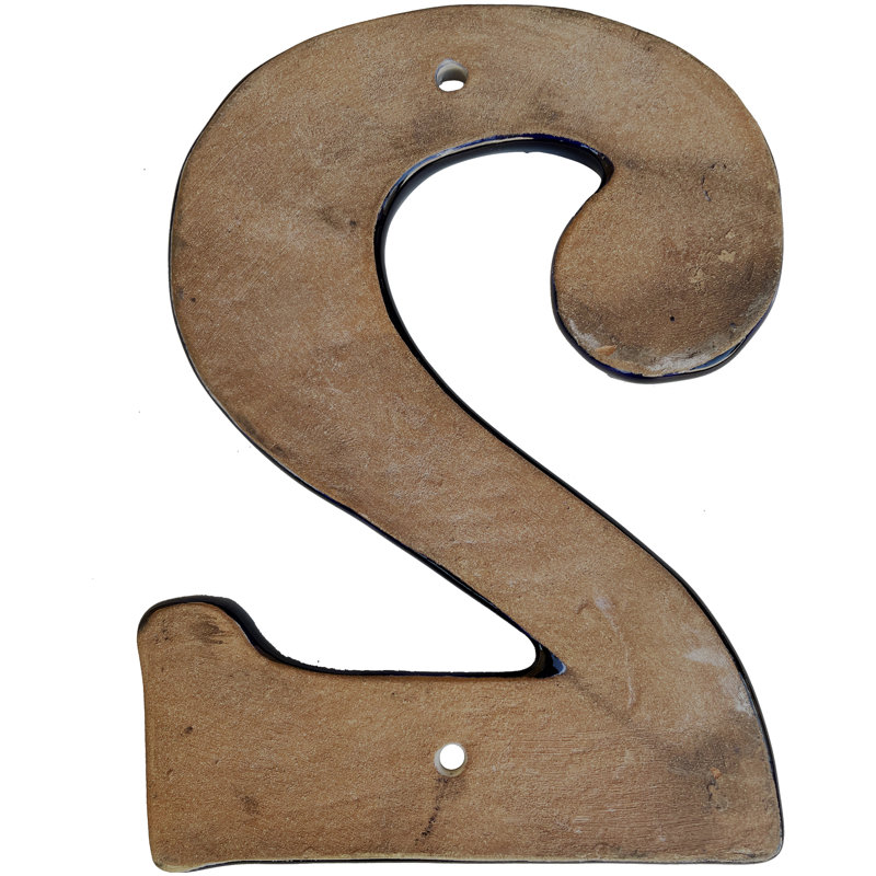 Mexican Majolica Rancho Tile Address House Number Two