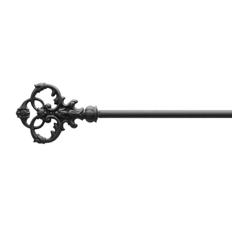 Gleeson Adjustable Single Curtain Rod, 61" - 112"