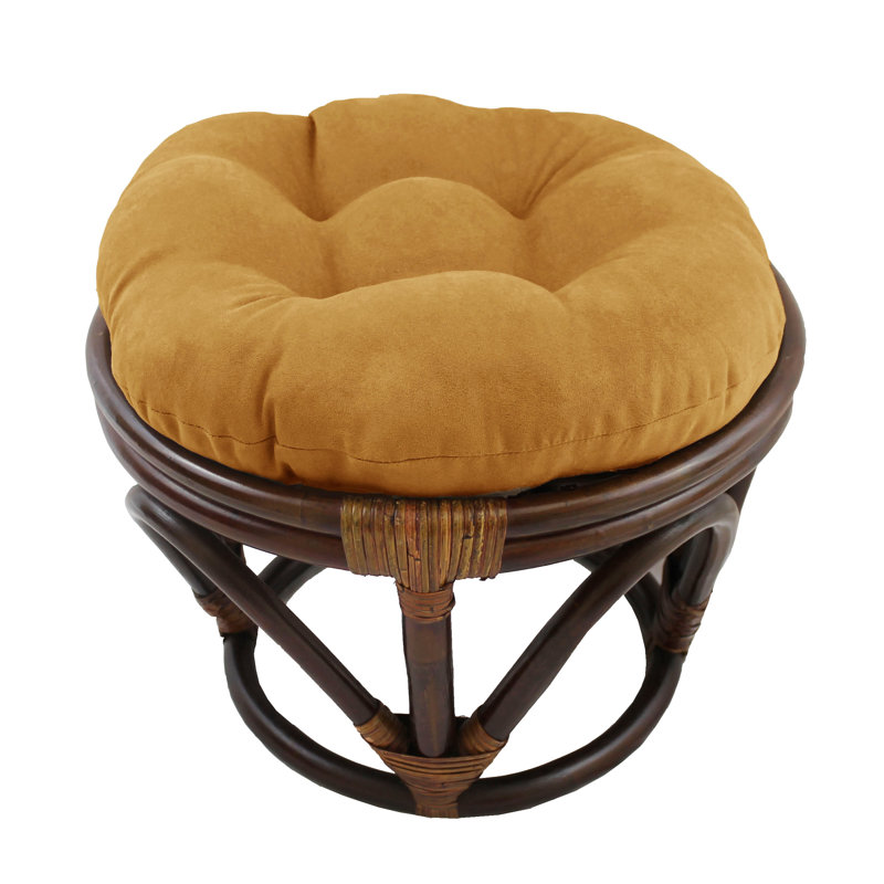 Coussin de repose-pieds d'intérieur, Brun selle