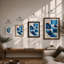 Spheres and Grid Geometric - Framed Print-1570366525-1570366526