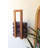 Vertical Wooden Wall Towel Rack for Bathroom Storage 28" H by 