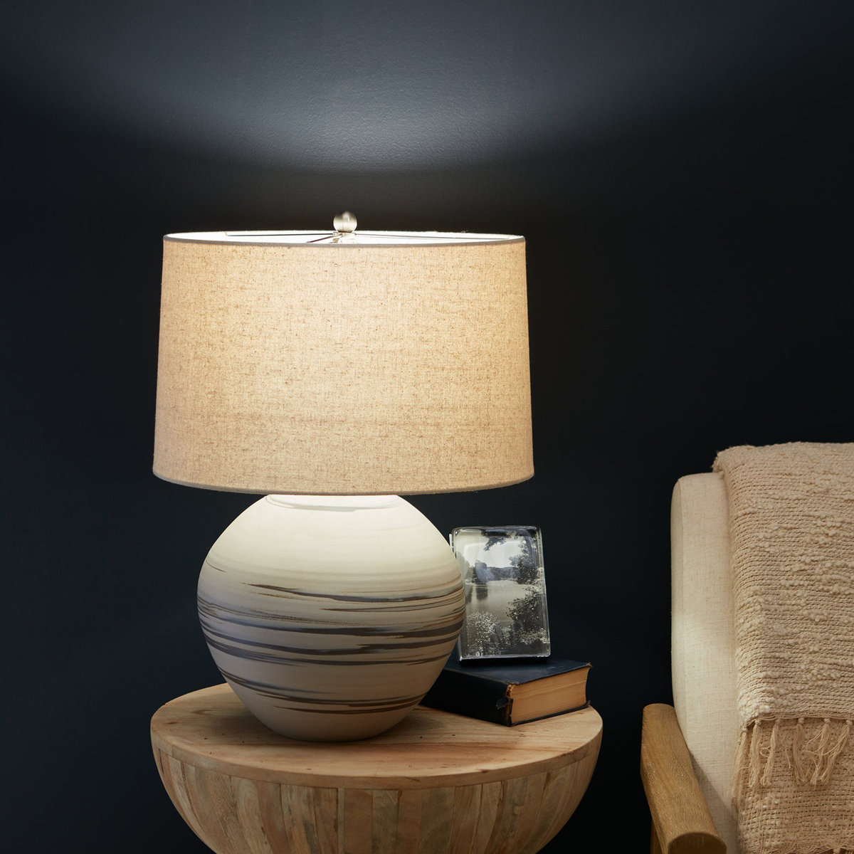 Simon Pearce Beachstone Lamp - Thumbnail 2