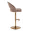 Tabouret de bar réglable Resme avec repose-pieds en T arrondi (ensemble de 2)-121972420-121972419