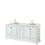 Ensemble de meuble-lavabo double 80 "Deborah-61133073-97791433-51712448