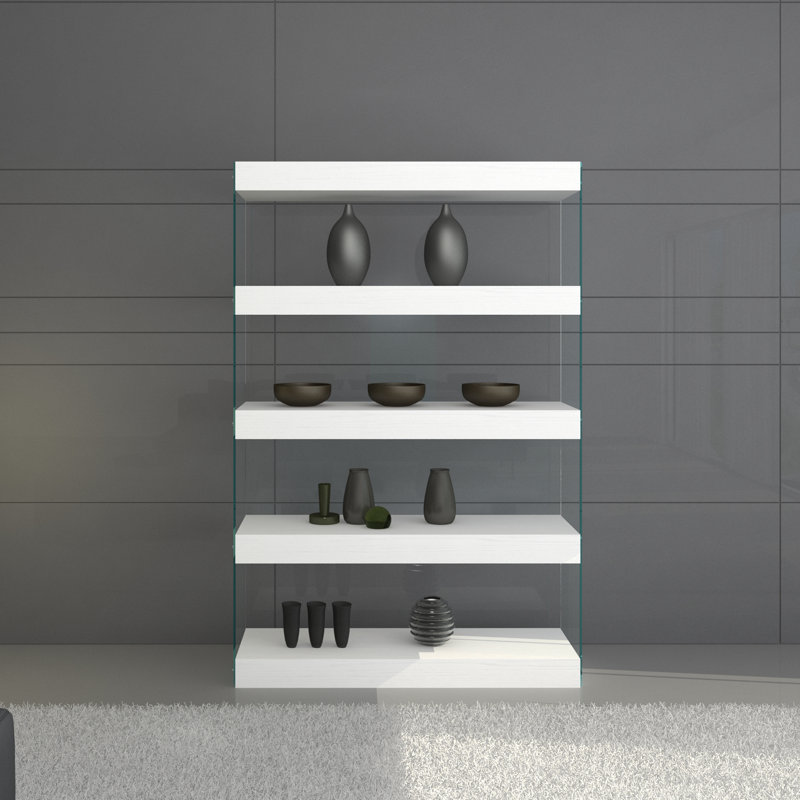 Thane Bookcase, Glossy White