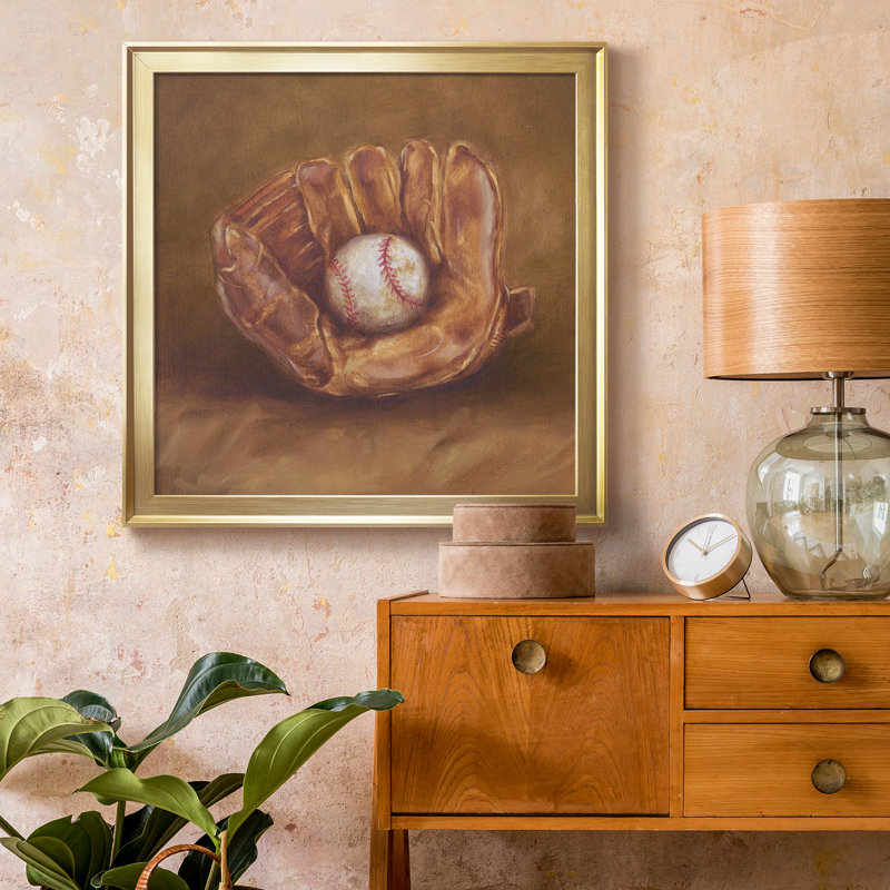«Rustic Sports III», reproduction encadrée de qualité supérieure - prête à être accrochée, Toile avec cadre doré