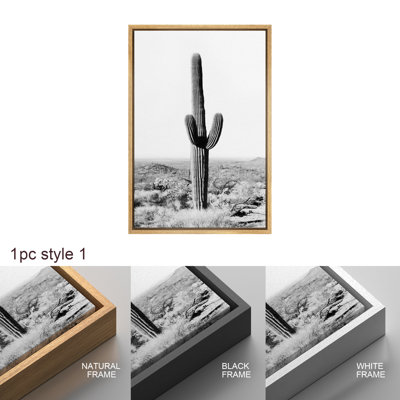 Cactus Desert Saguaros Cactus Southwest Photography, Western Desert Landscape Pictures, Giclee Canvas Digital Print Framed Wall Art