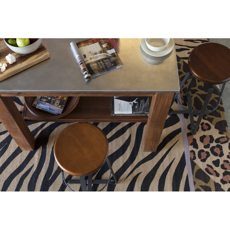Tapis brun / noir Irondale, 9 pi x 13 pi