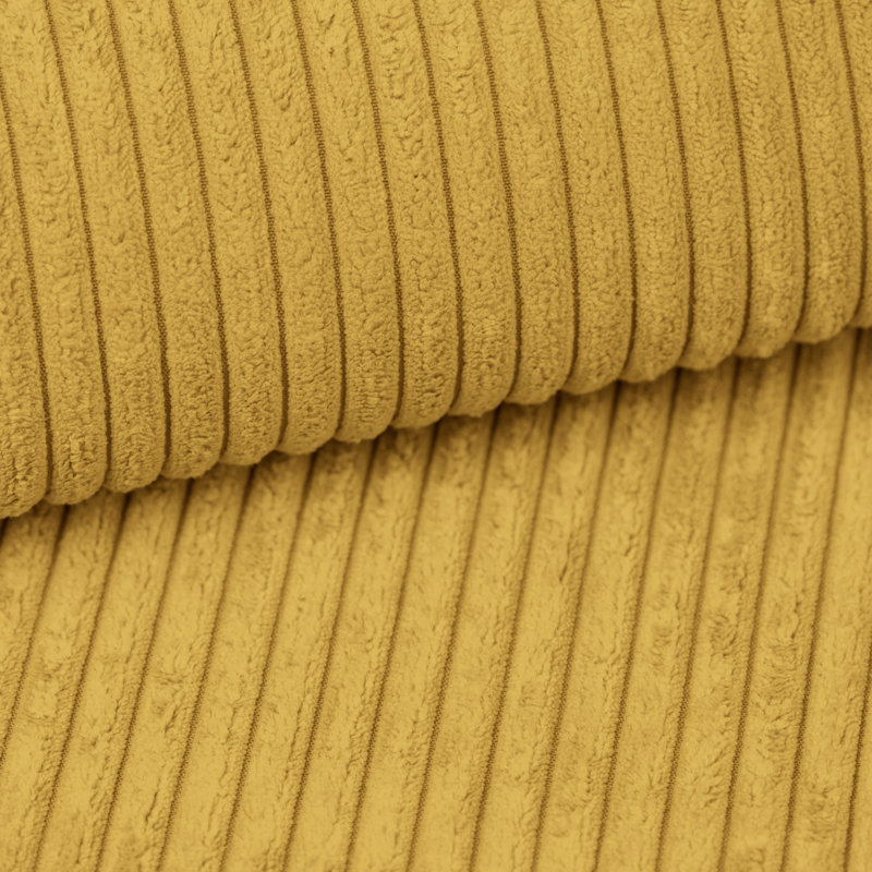 Obla Upholstered Chaise Lounge, Yellow