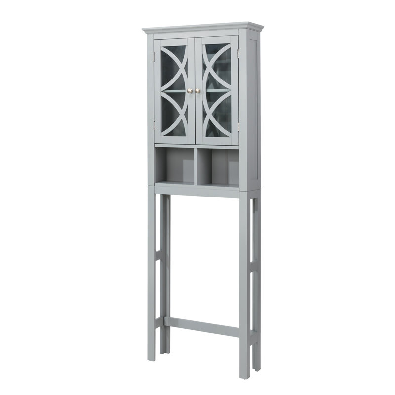 Rangement autoportant au-dessus de la toilette l 24 po x H 68,3 po x P 7,5 po Katheryn